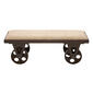 9th & Pike&#40;R&#41; Industrial Wood and Metal Vintage Bench Cart - image 1