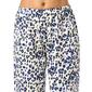 Womens HUE&#174; Short Sleeve Touch Of Leopard Tee & Capri Pajama Set - image 2