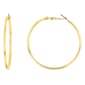 Design Collection 55mm Gold-Tone Hoop Earrings - image 1