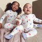 Baby Girl (12-24M) Carter''s® Pink/Blue Monster Footed Pajama - image 4