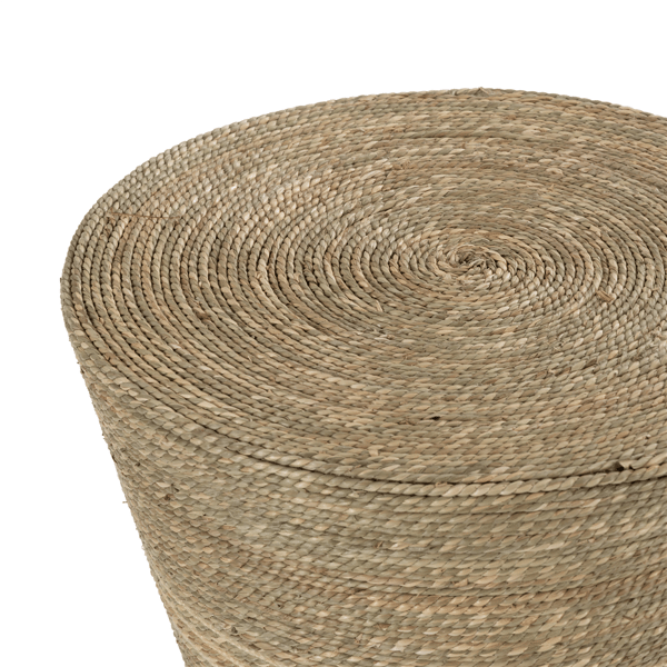 9th & Pike® Traditional Brown Seagrass Accent Table