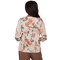Womens Alfred Dunner Spice Market 3/4 Sleeve Floral Blouse - image 2