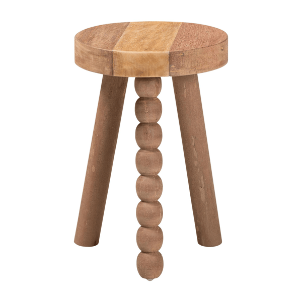 bali & pari Sihu Acacia Wood Multipurpose Accent Stool