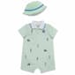 Baby Boy (3-12M) Little Me(R) Golf Romper W/ Hat - image 1