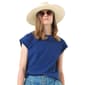 Womens MNK Short Roll Sleeve Knit One Pocket Tee - image 1