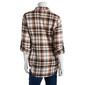 Juniors Derek Heart Fergie Tab Sleeve Plaid Tunic - image 2
