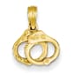 Gold Classics(tm) 14kt. Handcuffs Pendant - image 1