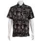 Mens Preswick & Moore(R) Rayon Button Down Shirt - Navy - image 1