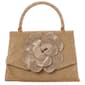 D''Margeaux Flower Shimmer Clutch w/ Chain - image 2
