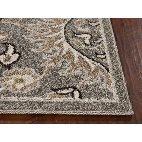 KAS Lucia Grey Artisan Rectangular Area Rug