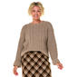 Plus Size Architect(R) Long Sleeve Center Cable Pullover Sweater - image 1