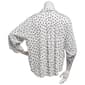 Plus Size Notations 3/4 Roll Tab Sleeve Dot Casual Button Down - image 2