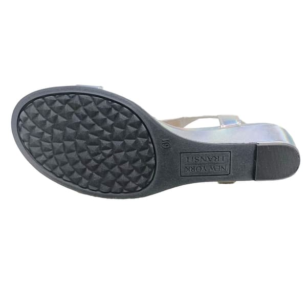 Womens New York Transit Tear Drop Wedge Sandals