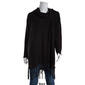 Womens Birch Long Sleeve Cowl Neck Fringe Trim Sweater - image 3