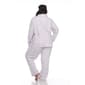 Plus Size White Mark 3pc. pink Cheetah Pajama Set - image 3