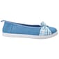 Womens Take A Walk Tweed Bow Slip-On Flats - image 1