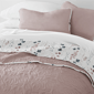 Soft Essentials Ultra Soft Poppy Bloom Reversible Quilt Set - image 10