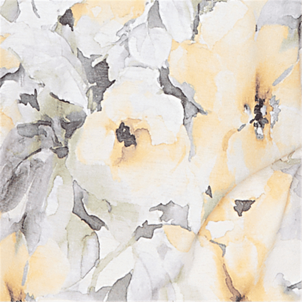 Petite Alfred Dunner Al Fresco Watercolor Floral Ruched Blouse