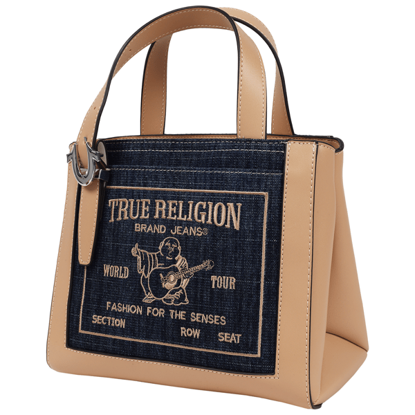 True Religion Arvin Buddha Motif Crossbody Tote