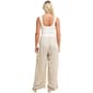 Juniors Hunter & Brown Ponte Top Crosshatch Pleated Jumpsuit - image 3