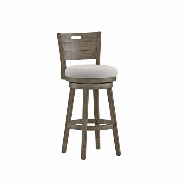 HH2 Home Rhys Adjustable Height Swivel Stool with Ladder Back