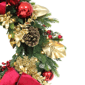 Puleo Internatioanl Pre-Lit Red & Gold Adorned Christmas Wreath - image 4