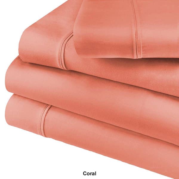 Superior Solid 800-Thread Count Cotton Blend Sheet Set