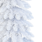Puleo International 6ft. Pre-Lit White Alpine Pencil Tree - image 5