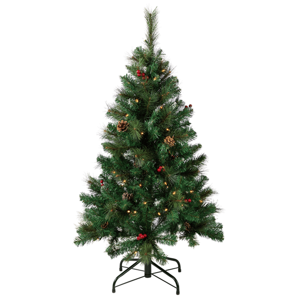 Northlight 4ft. Pre-Lit Frosted Carolina Spruce Christmas Tree