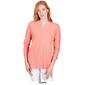 Womens Ruby Rd. Patio Party 3/4 Sleeve Knit Cable Stripe Tee - image 4