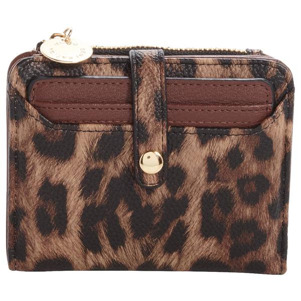 BCBG Bifold Leopard Wallet