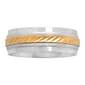 Mens Endless Affection&#40;tm&#41; Gold/Silver-Tone Stainless Steel Ring - image 1