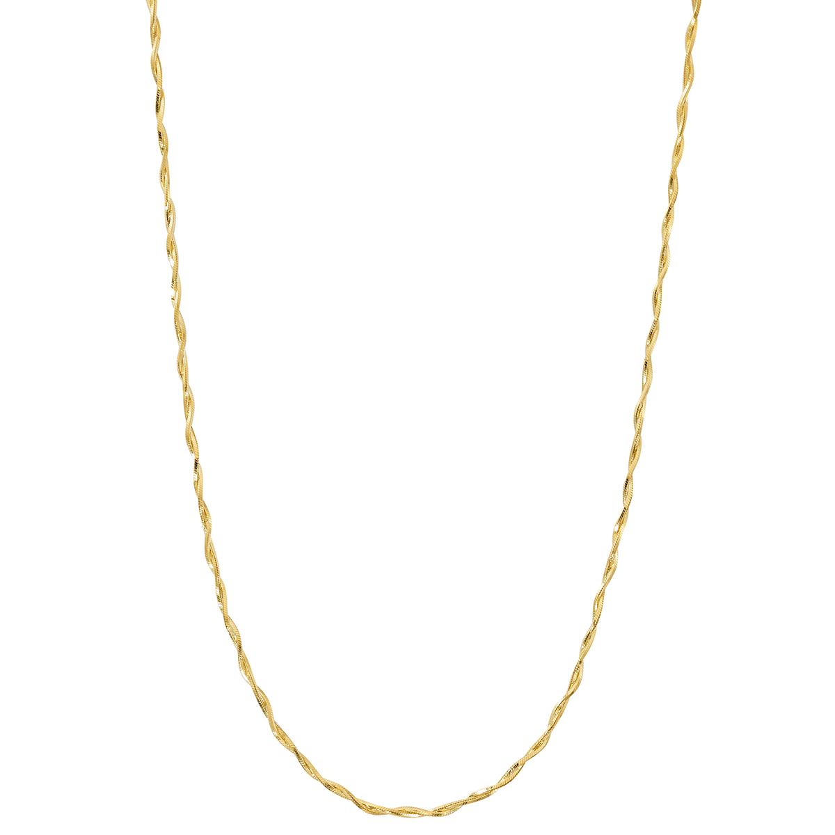 Gold Classics™ Gold over Sterling Silver Twist Chain...