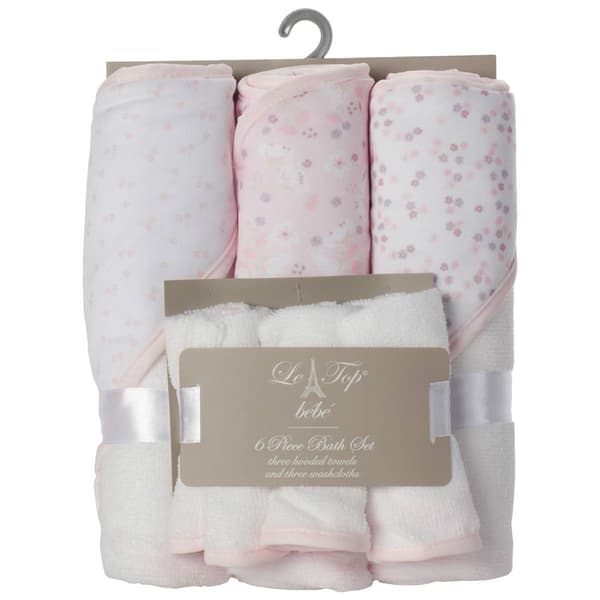 Le Top(R) 6pc. Pink Daises Bath - image 
