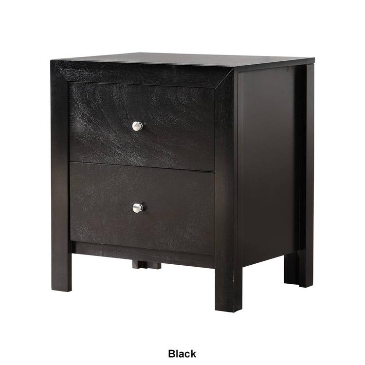 Passion Furniture Burlington 2-Drawer Nightstand