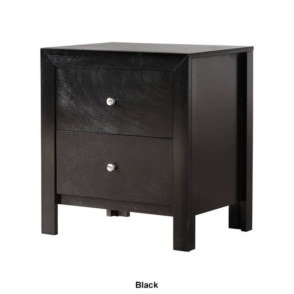 Passion Furniture Burlington 2-Drawer Nightstand