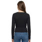 Juniors No Comment Surplice Neck Tie Back Top - Dots - image 3
