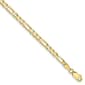 Unisex Gold Classics&#8482; 10kt. 4mm 7in. Light Concave Figaro Chain - image 2