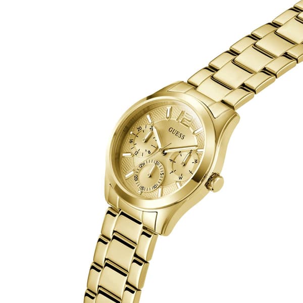 Womens GUESS Gold-Tone Multi Function Watch - GW0760L2