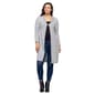 Womens 24/7 Comfort Apparel Long Sleeve Hooded Cardigan Shrug - image 1