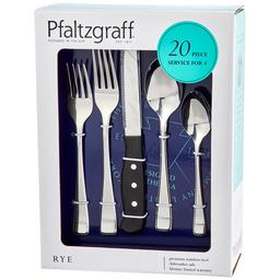 Pfaltzgraff(R) Rye 20pc. Flatware Set