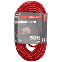 Woods 50ft. Medium Duty Lit Ends Extension Cord