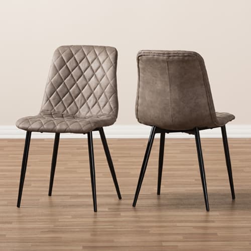 Baxton Studio Roberta Dining Chairs - Set of 2
