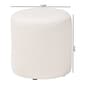 Baxton Studio Tori Modern Ivory Boucle Upholstered Ottoman - image 4