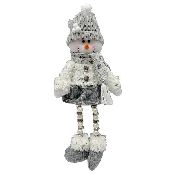 Snowman with Beaded Legs - image 