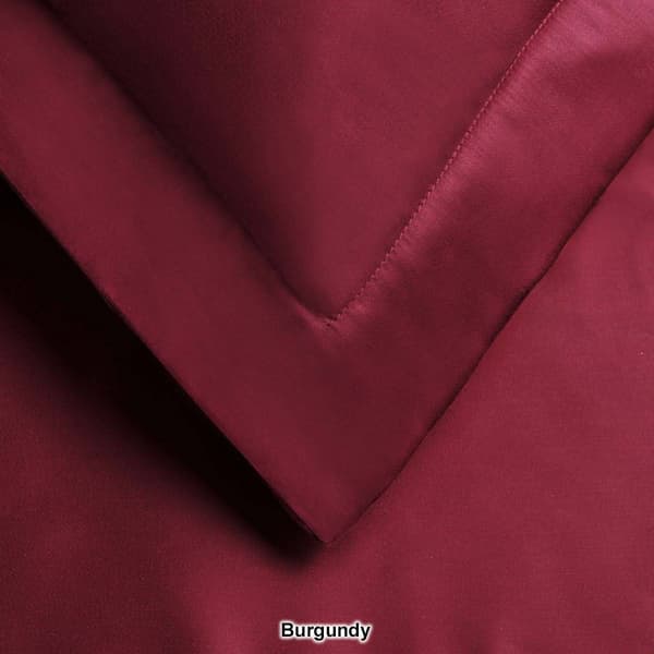 Superior 300TC Solid Wrinkle-Free Duvet Cover Set