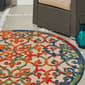 Nourison Aloha Scroll Contemporary Round Rug - image 10