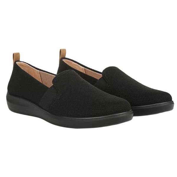 Womens Lifestride Next Wave Casual Loafers - Black