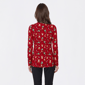 Womens Inner Circle Holiday Corgie Christmas Turtleneck Tee - image 3