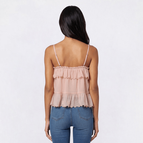 Juniors Madden Girl Lace Inset Babydoll Camisole